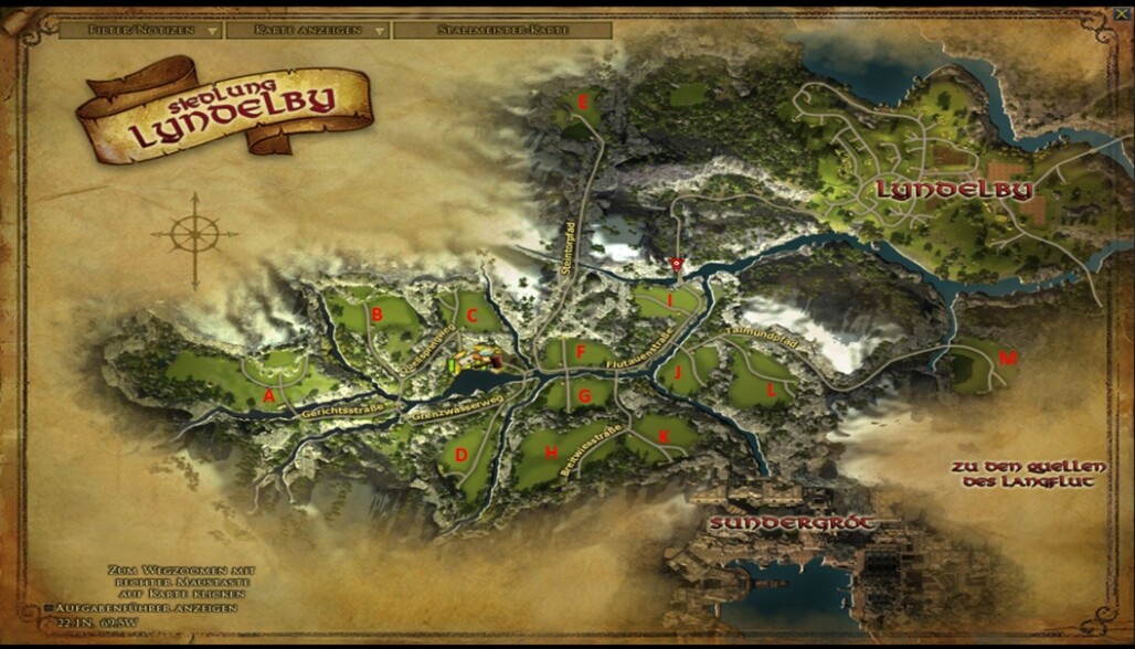 Karte von Eithel Cûron